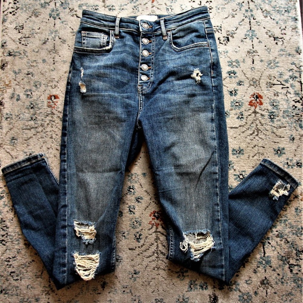 We The Free High Waisted Skinny Jeans